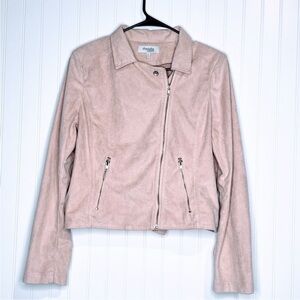 Charlotte Russe Suede Moto Jacket